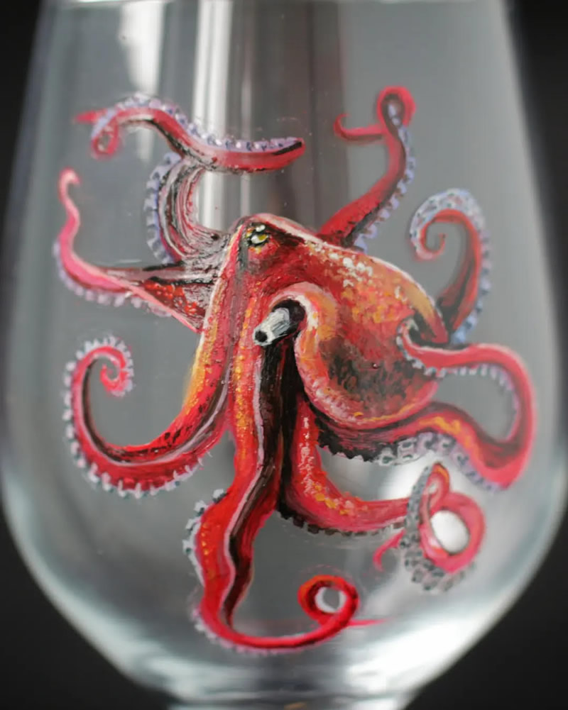 Creative Glass Paintings By Silvia Popescu