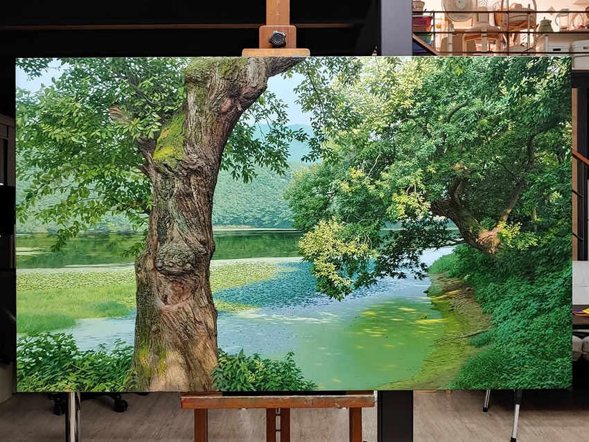 Hyperrealism Painting Landscape