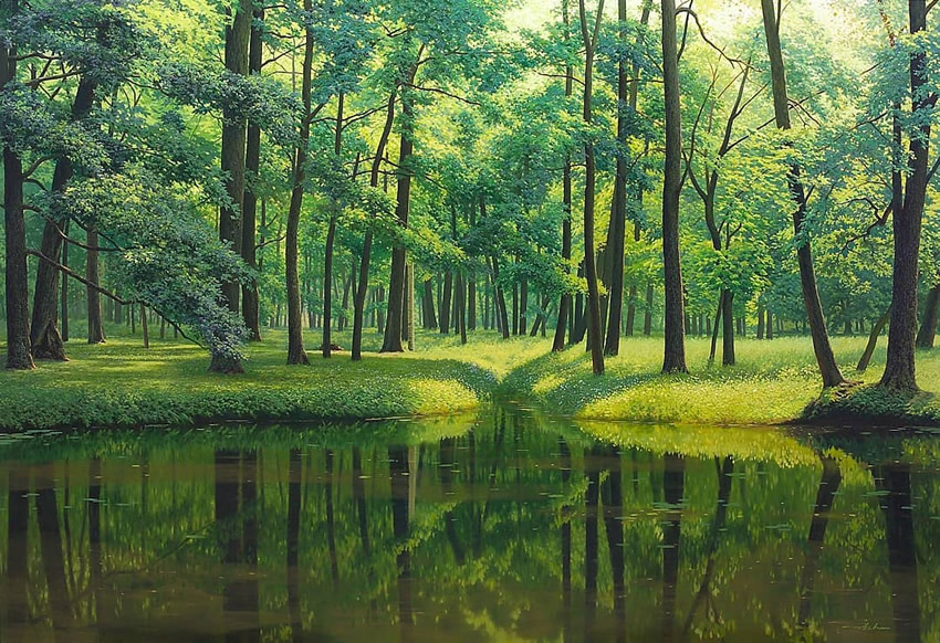 Realistic Paintings Of Nature By Jung-hwan