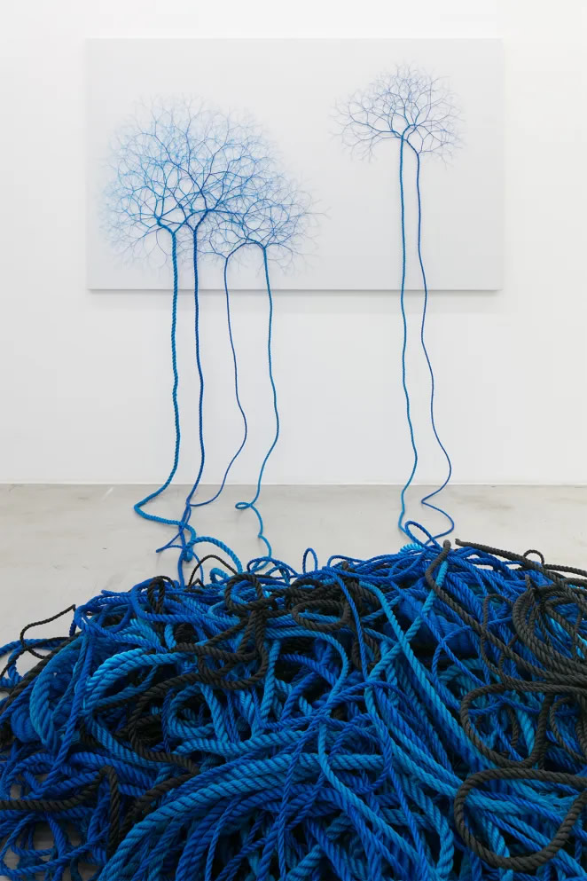 Artist Janaina Mello Landini Creates Threaded Rope Artworks That Depict Tree  Roots