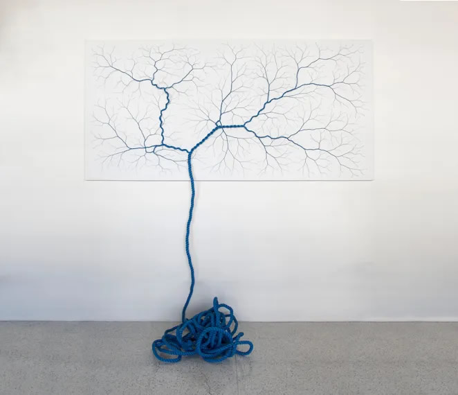 Threaded Rope Artworks By Janaina Mello Landini