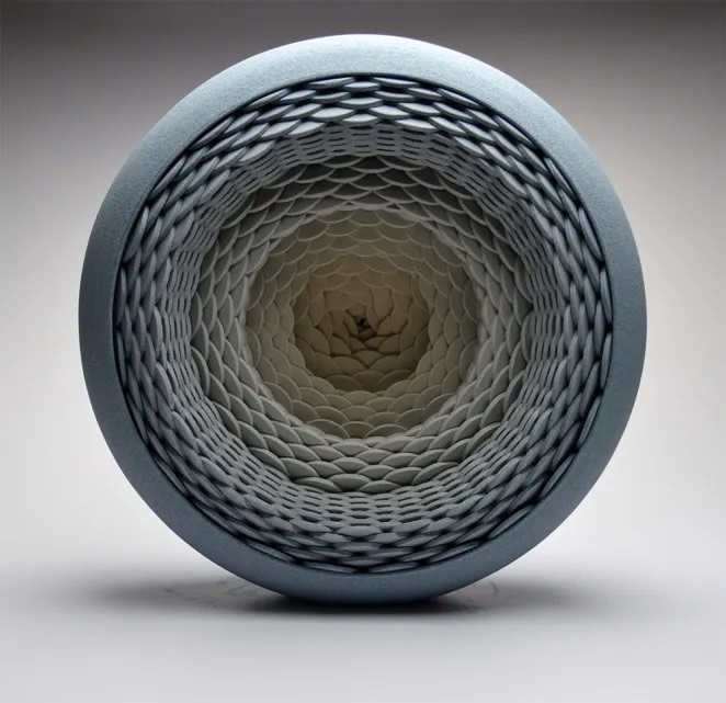 Spherical Ceramic Sculptures by Matthew Chambers