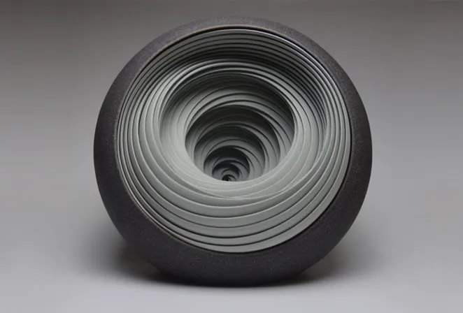 Spherical Ceramic Sculptures by Matthew Chambers