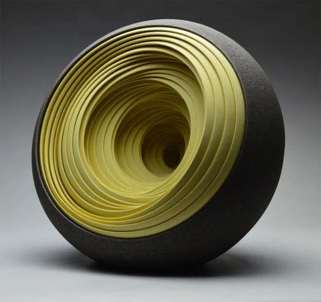 Spherical Ceramic Sculptures by Matthew Chambers