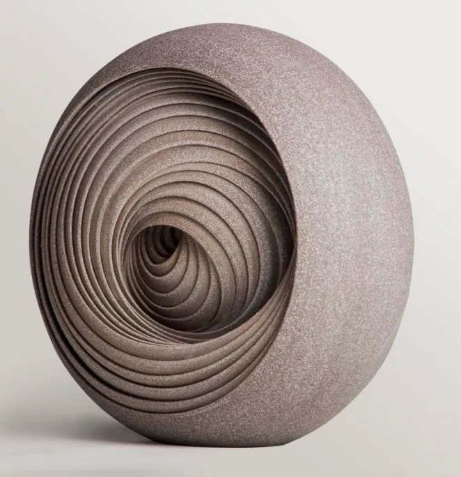 Spherical Ceramic Sculptures by Matthew Chambers