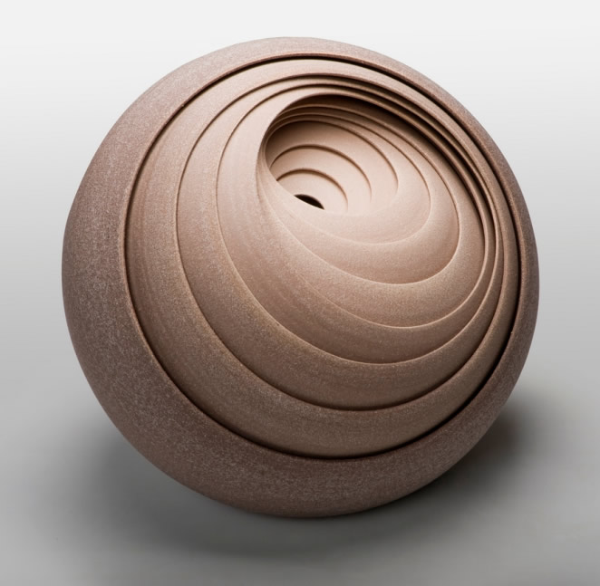 Spherical Ceramic Sculptures by Matthew Chambers