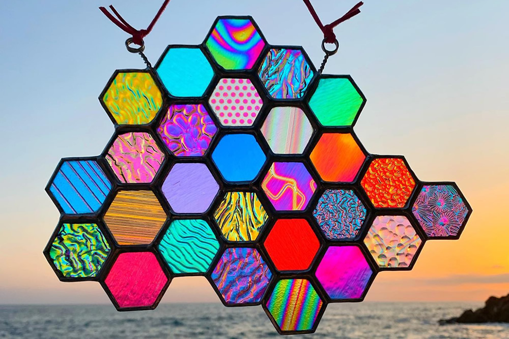 Artist Meggy Wilm Creates Colorful Stained Glass Art Inspired By Nature