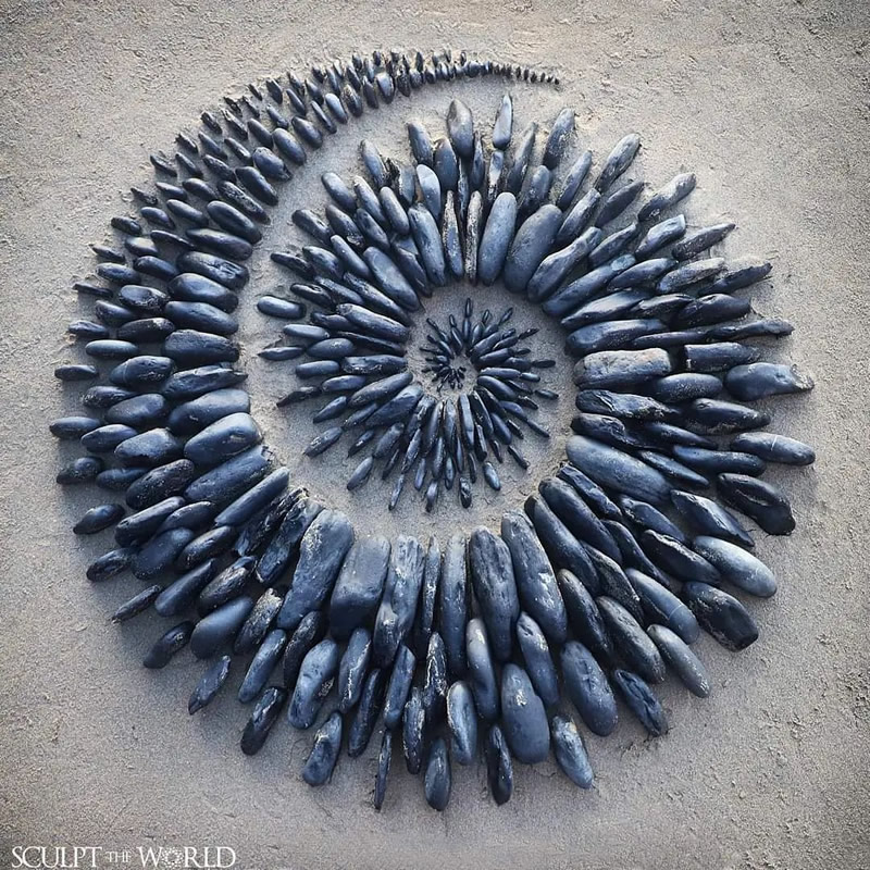 Stone Mandalas Artworks By Jon Foreman