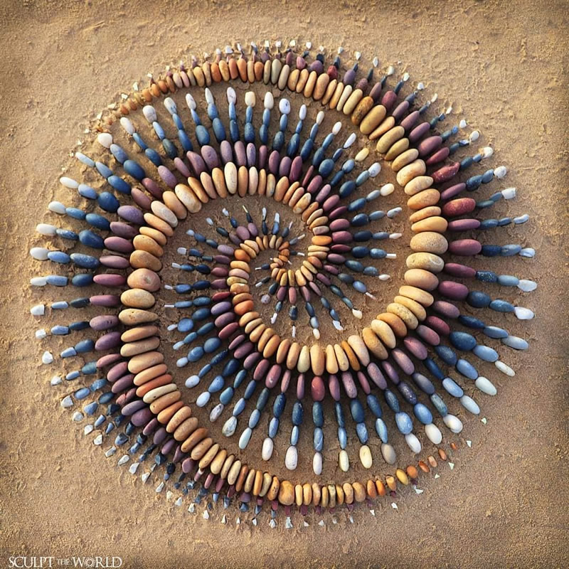 Stone Mandalas Artworks By Jon Foreman