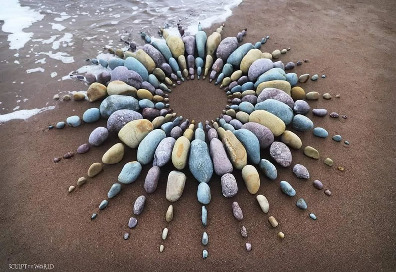 Stone Mandalas Artworks By Jon Foreman