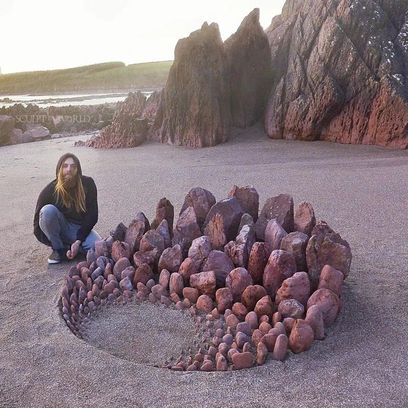 Stone Mandalas Artworks By Jon Foreman