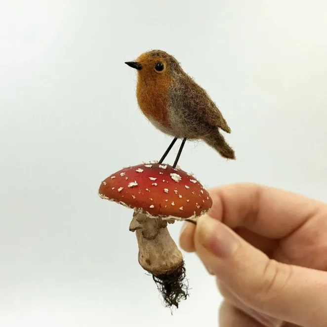 Esculturas de animais em miniatura