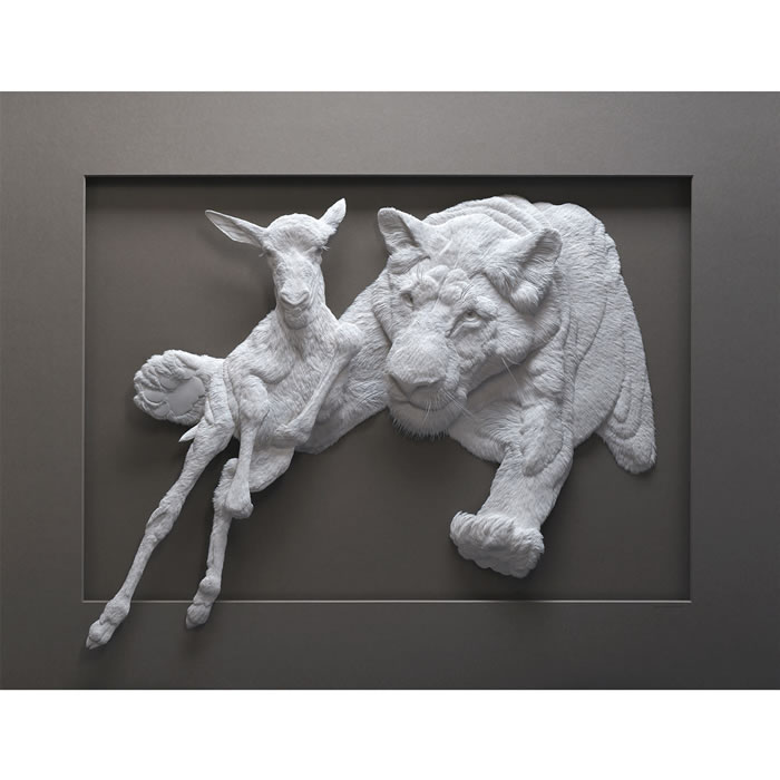 3D Paper Art By Calvin Nicholls