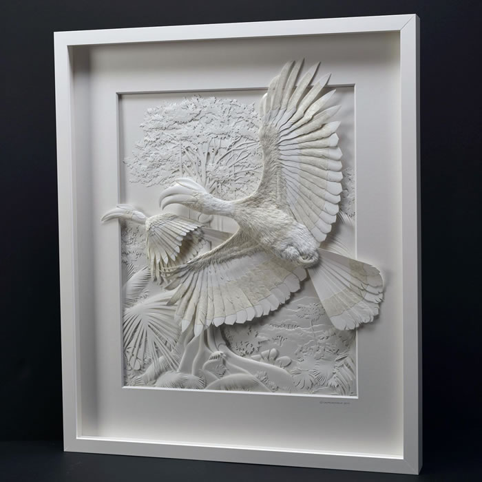 3D Paper Art By Calvin Nicholls