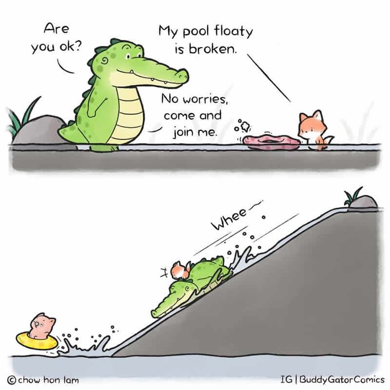 Funny Animal Comics By Chow Hon Lam