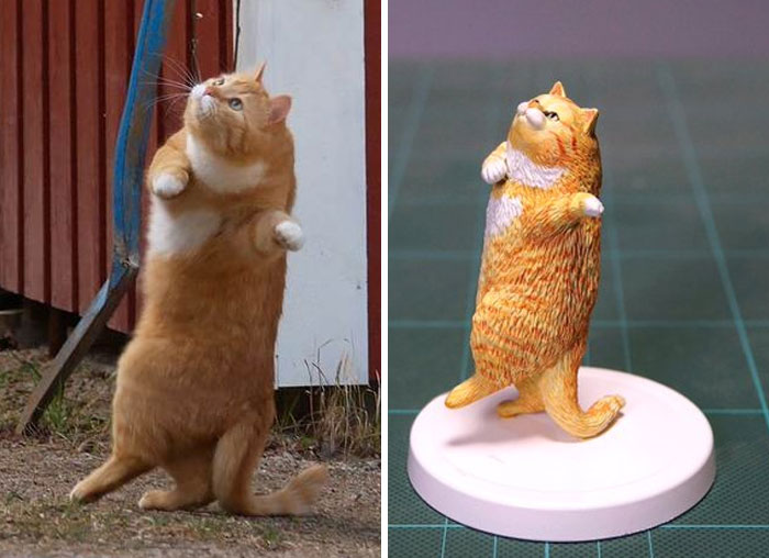 Japanese Artist Meetissai Turns Hilarious Animal Moments Into Sculptures