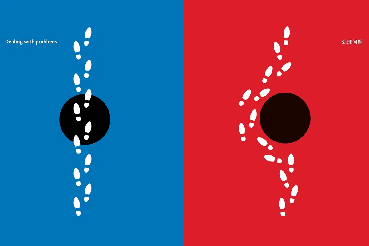 East Meets West Cultural Difference By Artist Yang