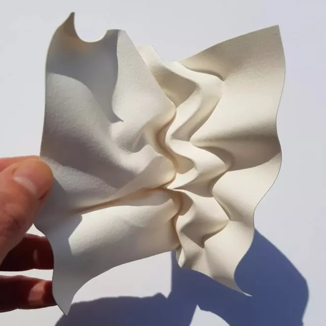 Artist Polly Verity Creates Incredible Facial Sculptures Made From Folded Paper