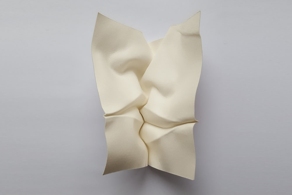 Artist Polly Verity Creates Incredible Facial Sculptures Made From Folded Paper