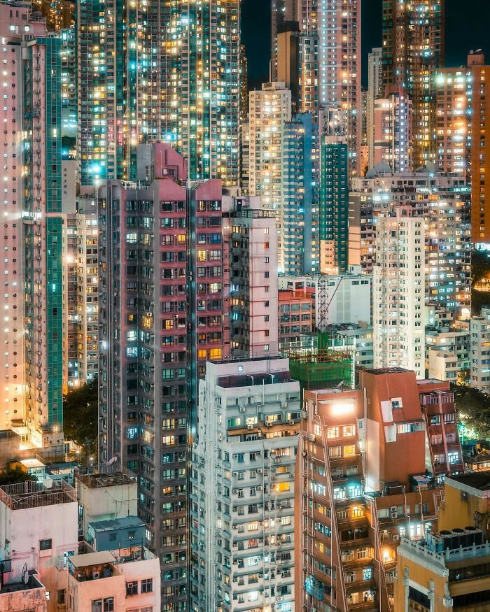 Hong Kong Being A Concrete Jungle By Manson