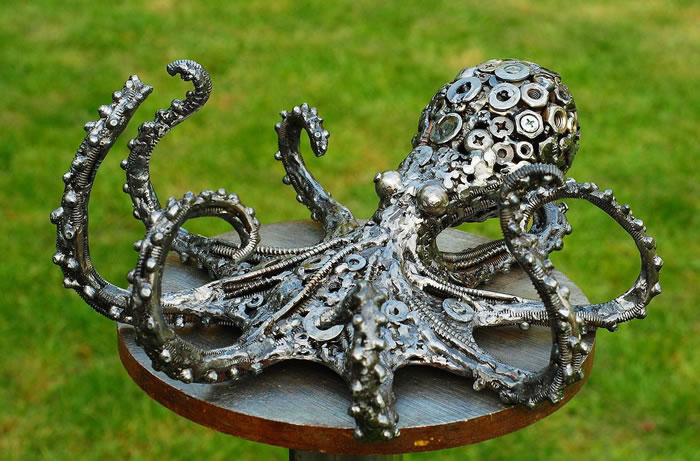 Beautiful Metal Sculptures By Brian Mock