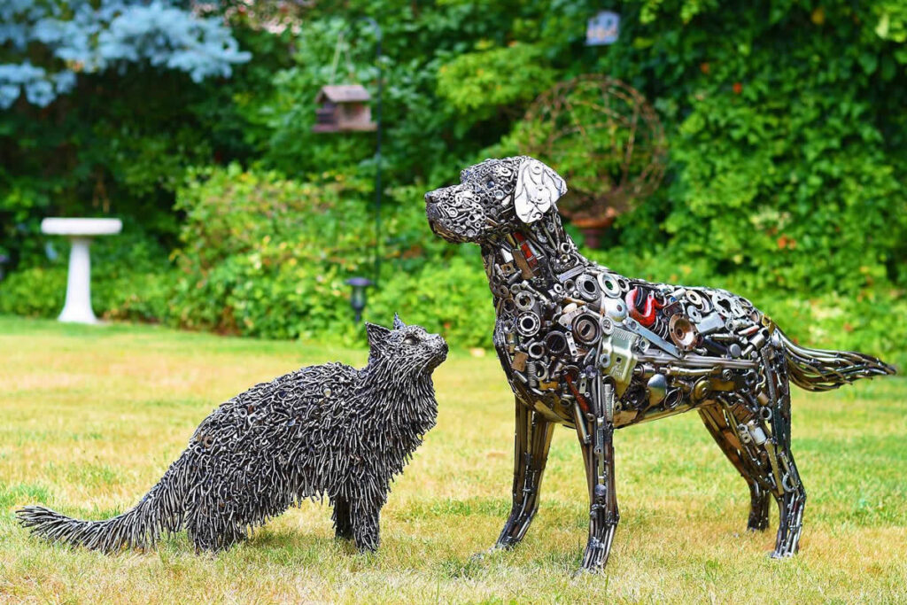 Artist Brian Mock Transforms Scrap Metal Into Beautiful Sculptures