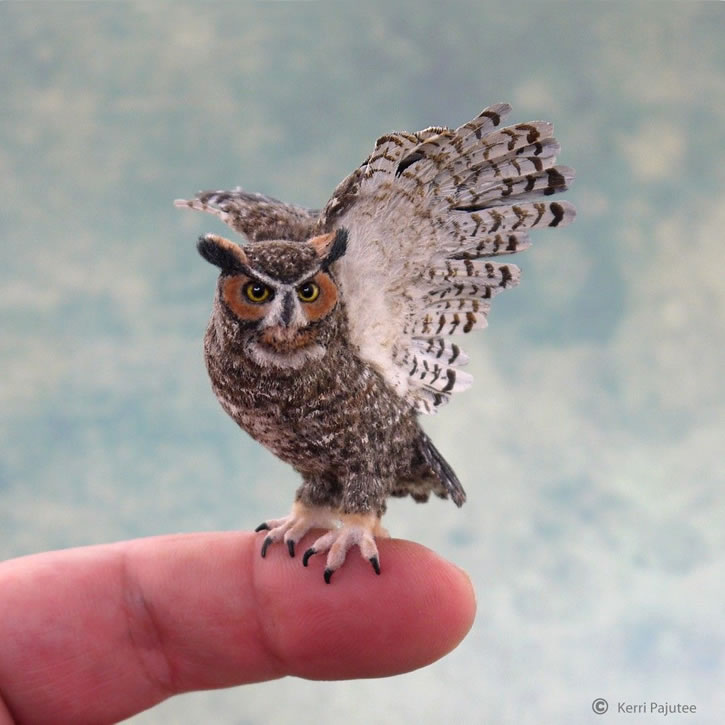 Artist Kerri Pajutee Creates Incredible Realistic Miniature Animal ...