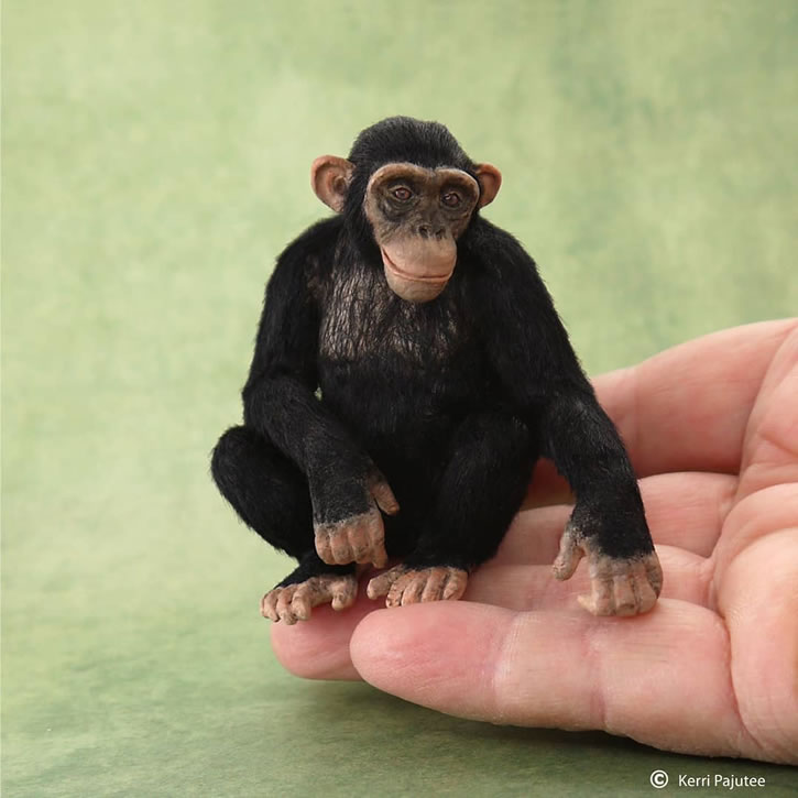 Miniature Animals Sculptures By Kerri Pajutee