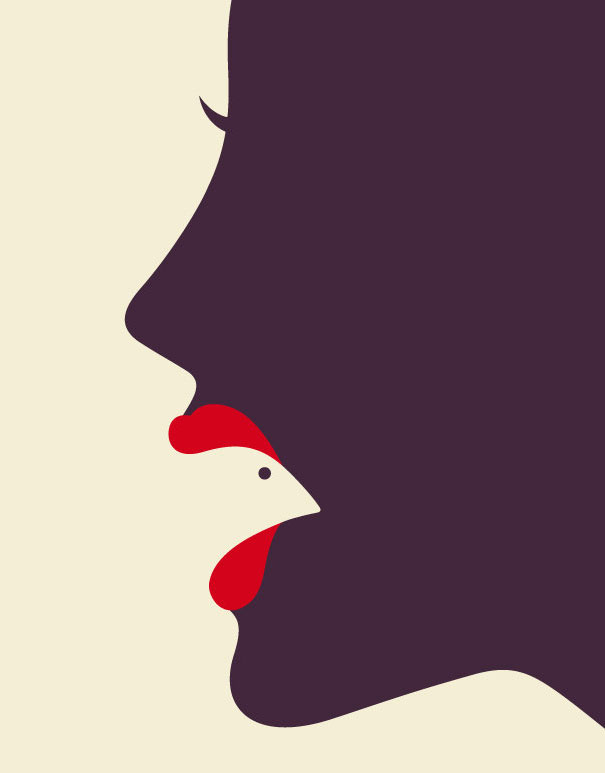 Negative Space Artwork By Noma Bar