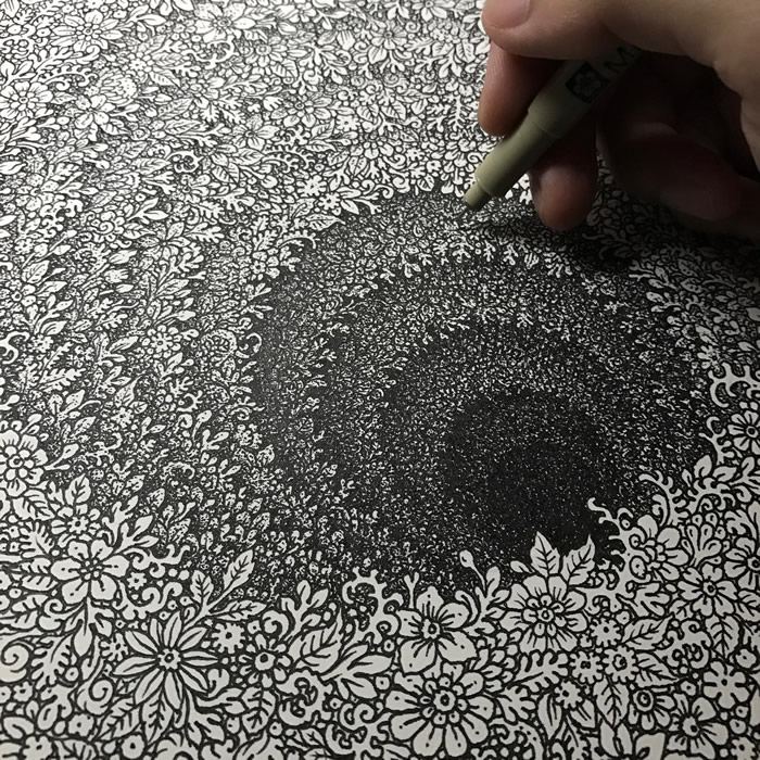 Artist Visothkakvei Creates Incredibly Detailed Drawings Inspired By Nature