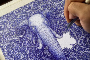 Visothkakvei Floods Sketchbook Pages with Impossibly Detailed Drawings