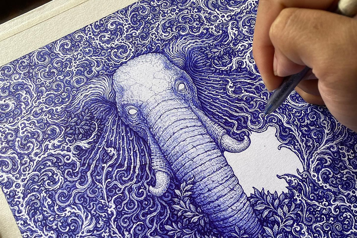 Artist Visothkakvei Creates Incredibly Detailed Drawings Inspired