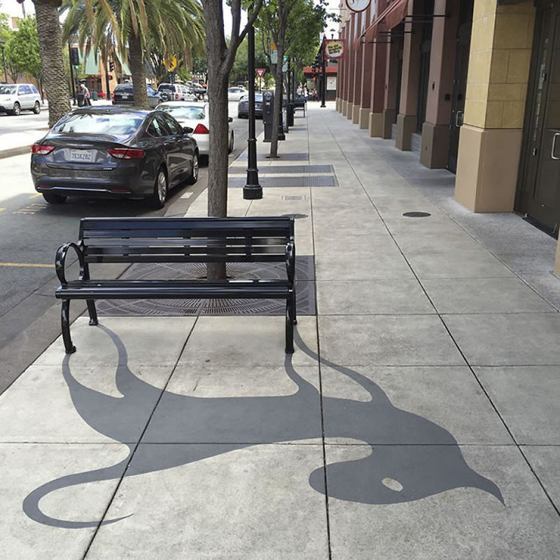 Painting Fake Shadows By Damon Belanger