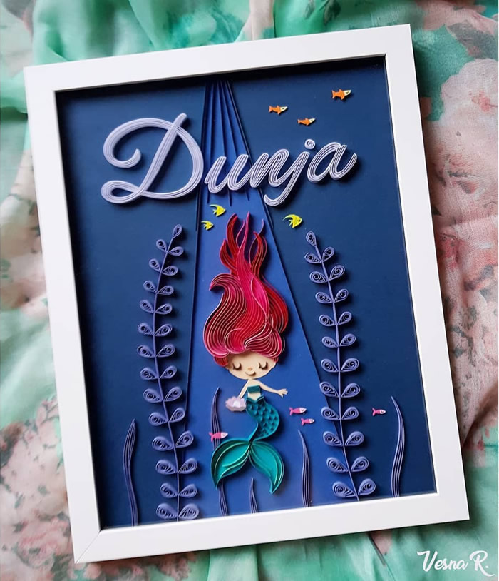 Paper Quilling Art By Vesna Rikic