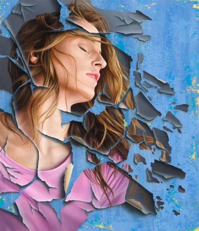 Peeling And Cracking Paintings By James Bullough