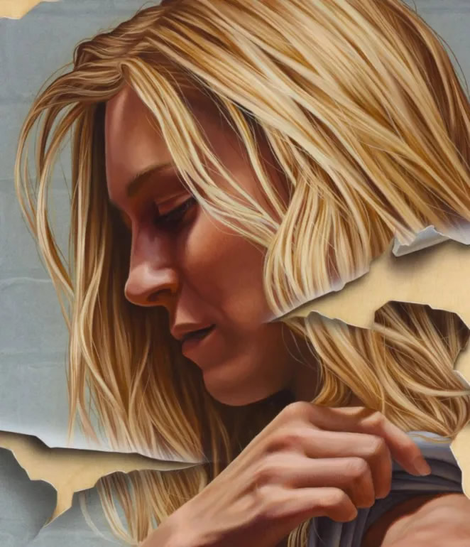 Peeling And Cracking Paintings By James Bullough