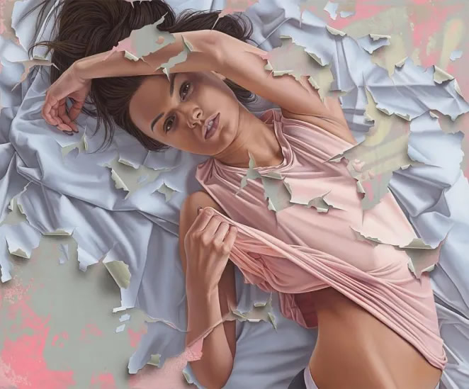 Peeling And Cracking Paintings By James Bullough