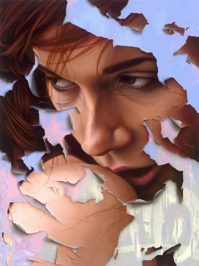 Peeling And Cracking Paintings By James Bullough