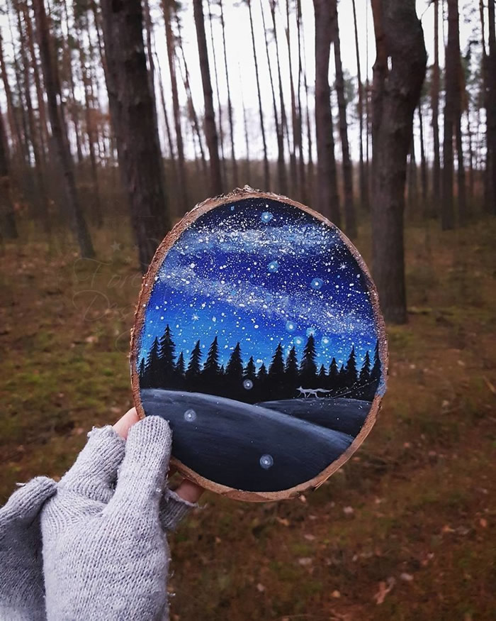 Scavenged Wood Art By Anna Kucharska