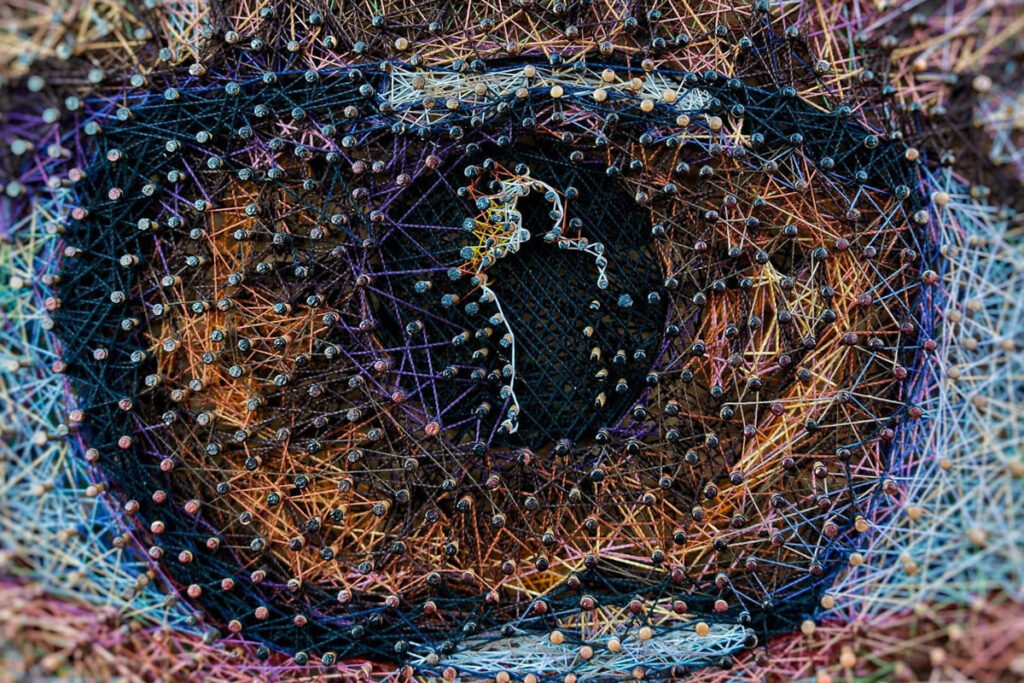 Artist Konstantin Hlanta Creates Realistic Art Made Of Threads And Nails