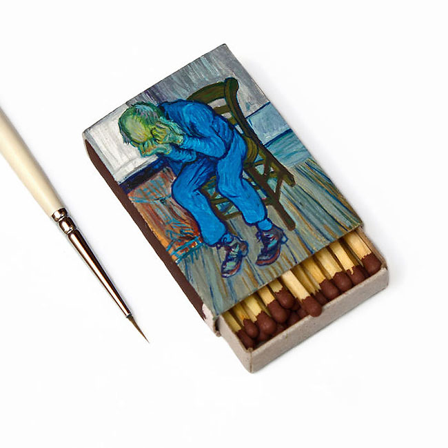 Van Gogh Paintings On Matchboxes