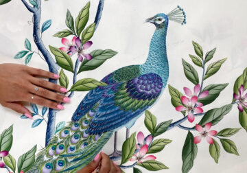 Artist Diane Hill Creates Beautiful Watercolor Paintings On Silk