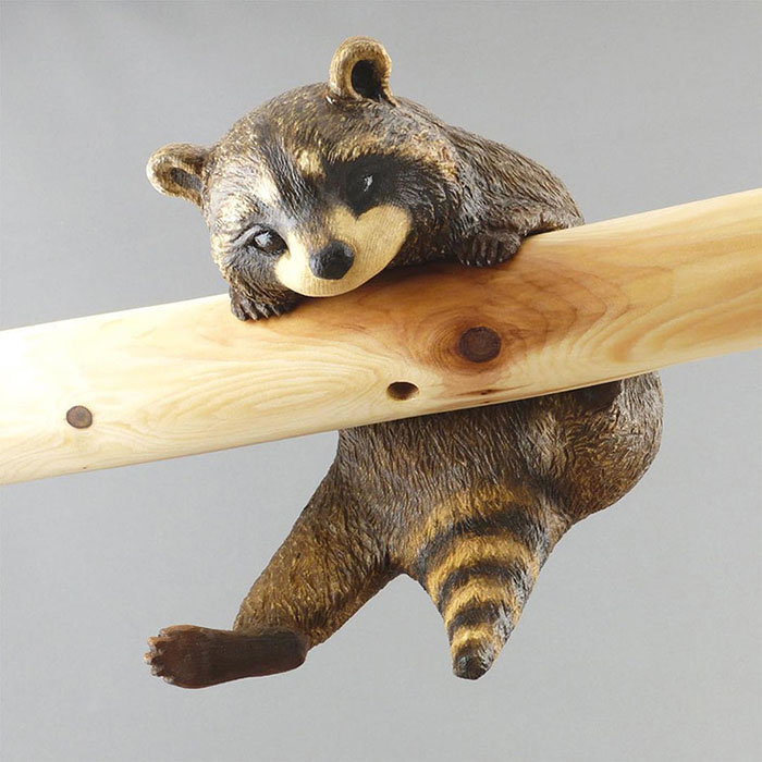 Wood Art Of Forest Animals By Mori Kono