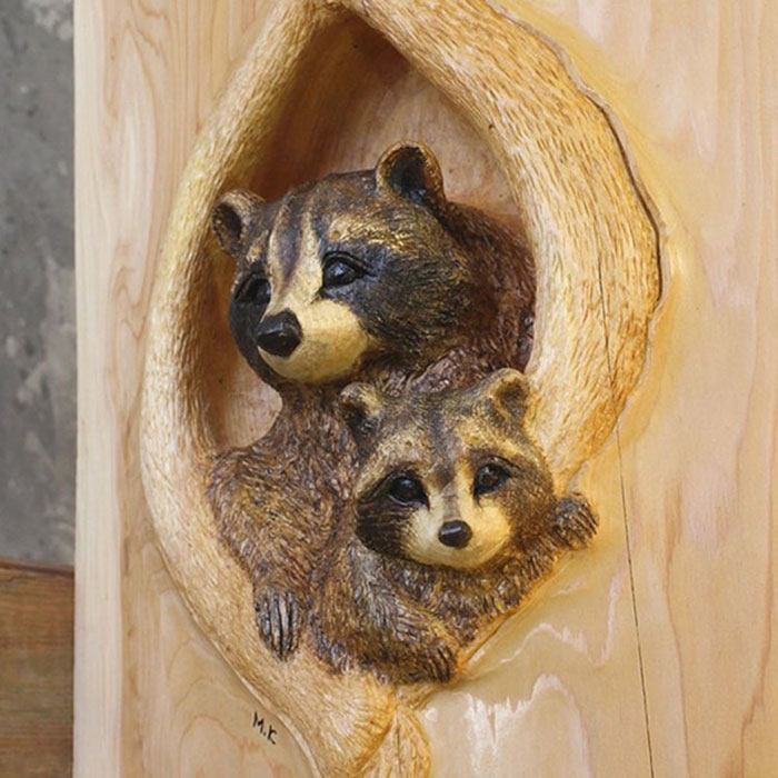 Wood Art Of Forest Animals By Mori Kono