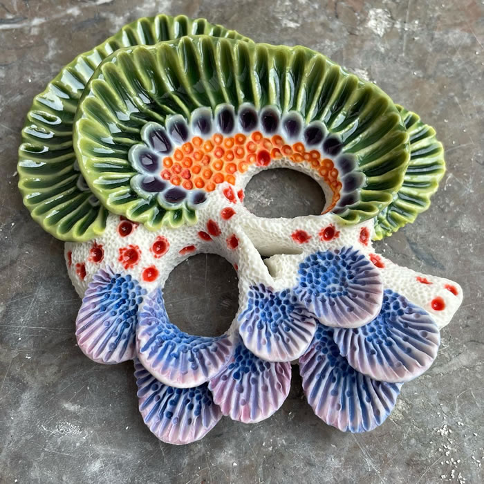 Esculturas de cerâmica aquática por Lisa Seaurchin