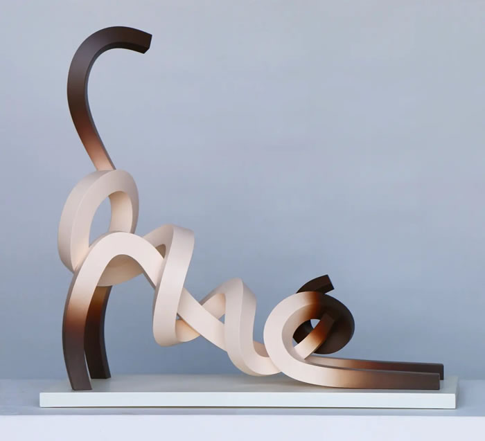 Coiled Metal Strips Sculptures By Lee Sangsoo