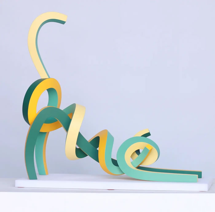 Coiled Metal Strips Sculptures By Lee Sangsoo