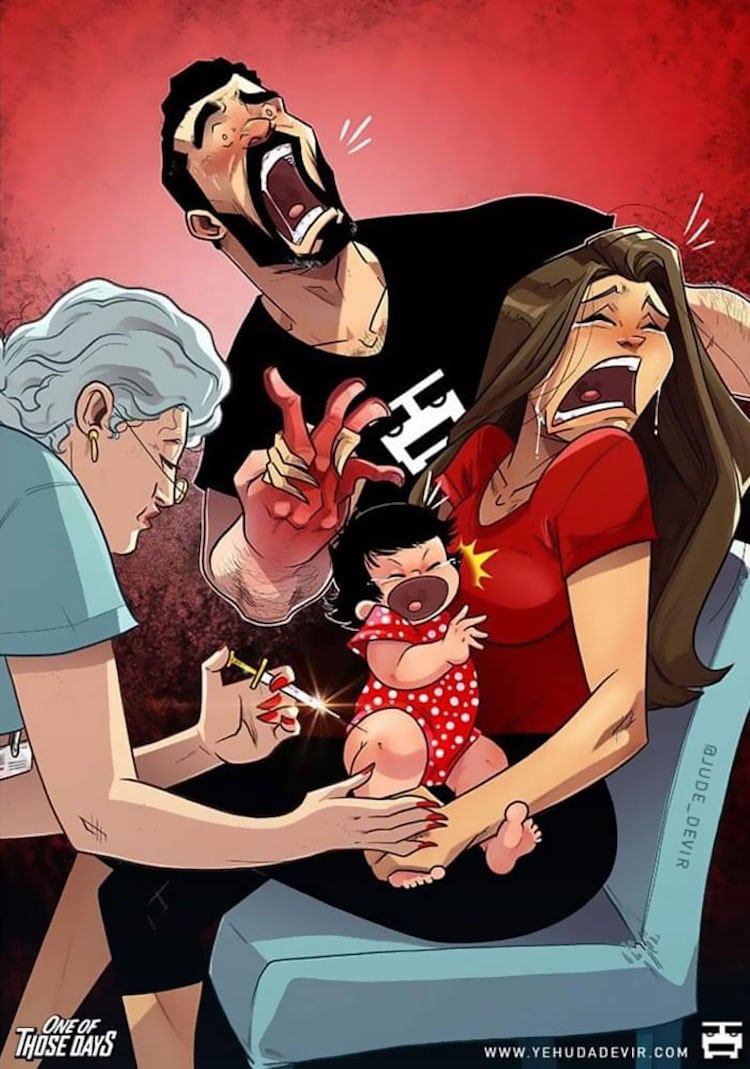 Everyday Life Family Comics By Yehuda Devir