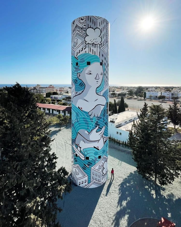 Large Scale Cartoon Murals By Millo