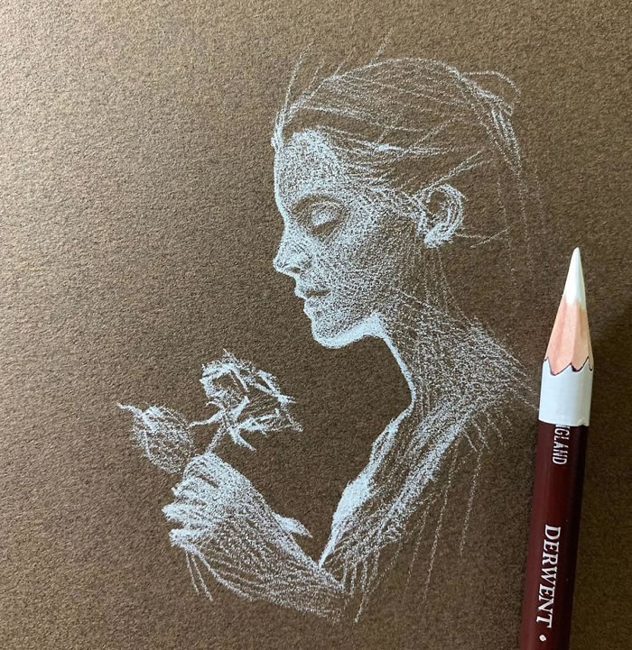 white pencil